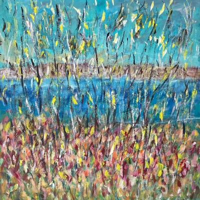 Frühlingserwachen, 60x60cm, 2022